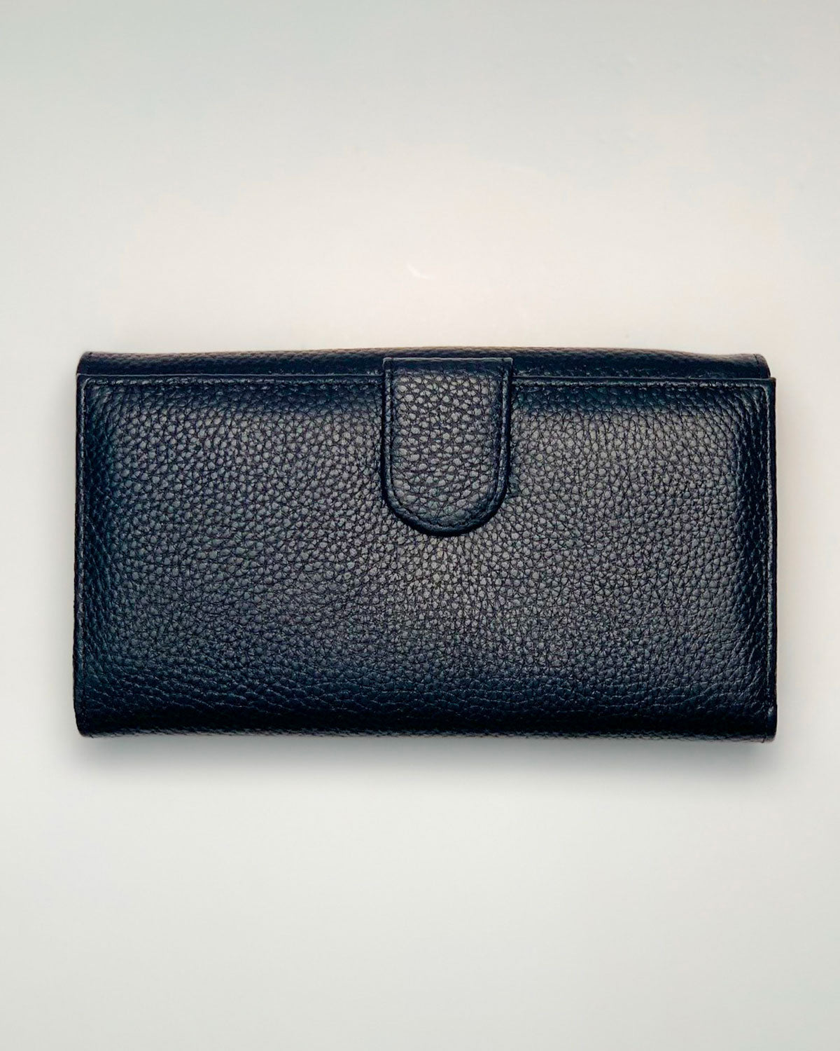 Portafoglio Portamonete Porta Carte donna Athena in vera pelle artigianale Nero made in italy