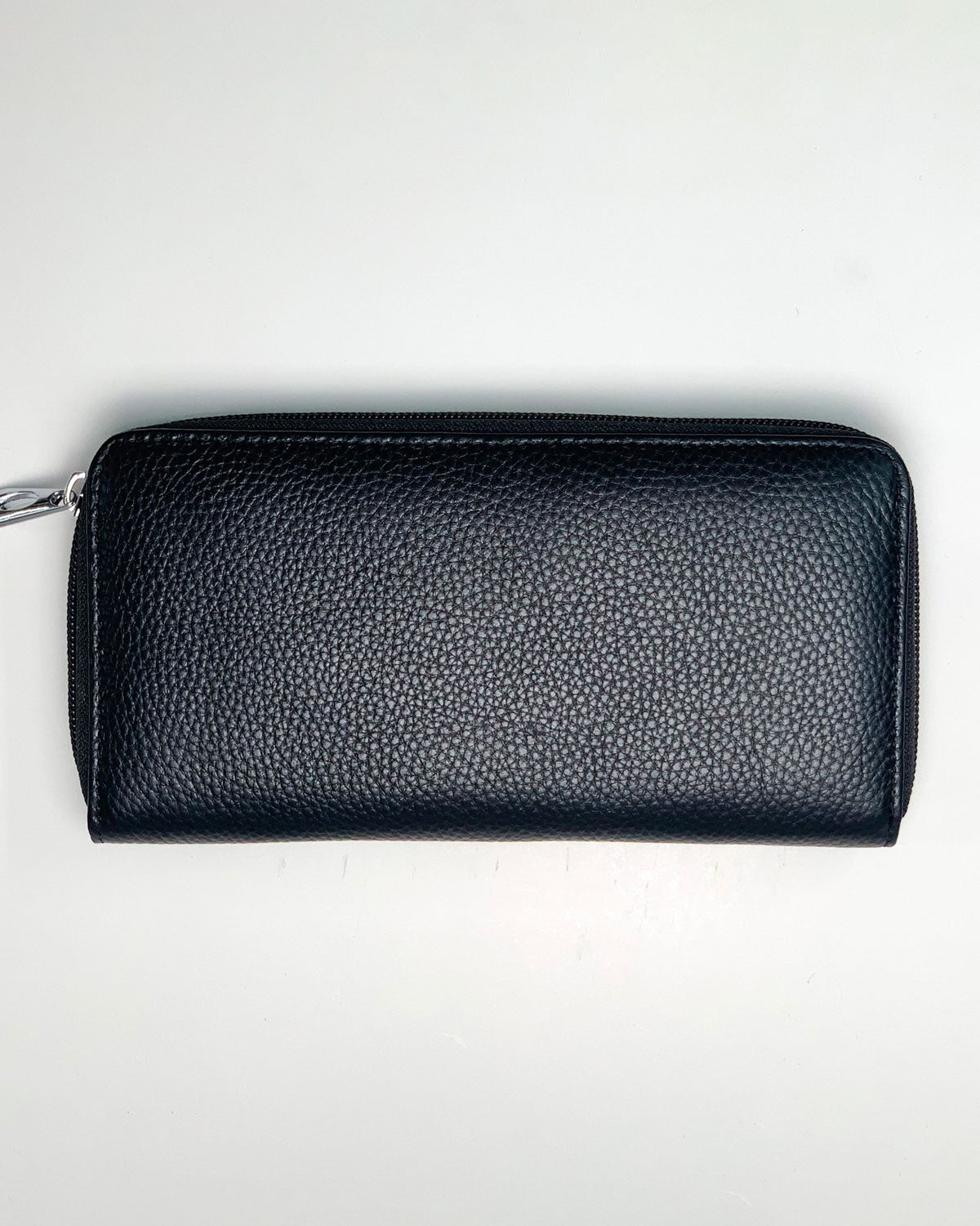 Nefertari Women's Wallet, Coin Purse, Card Holder, Made in Italy, Genuine Black Leather