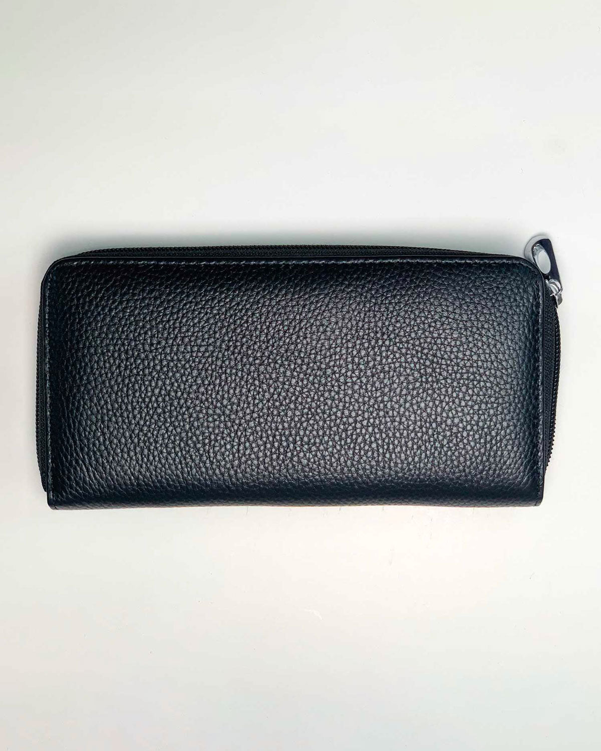 Nefertari Women's Wallet, Coin Purse, Card Holder, Made in Italy, Genuine Black Leather
