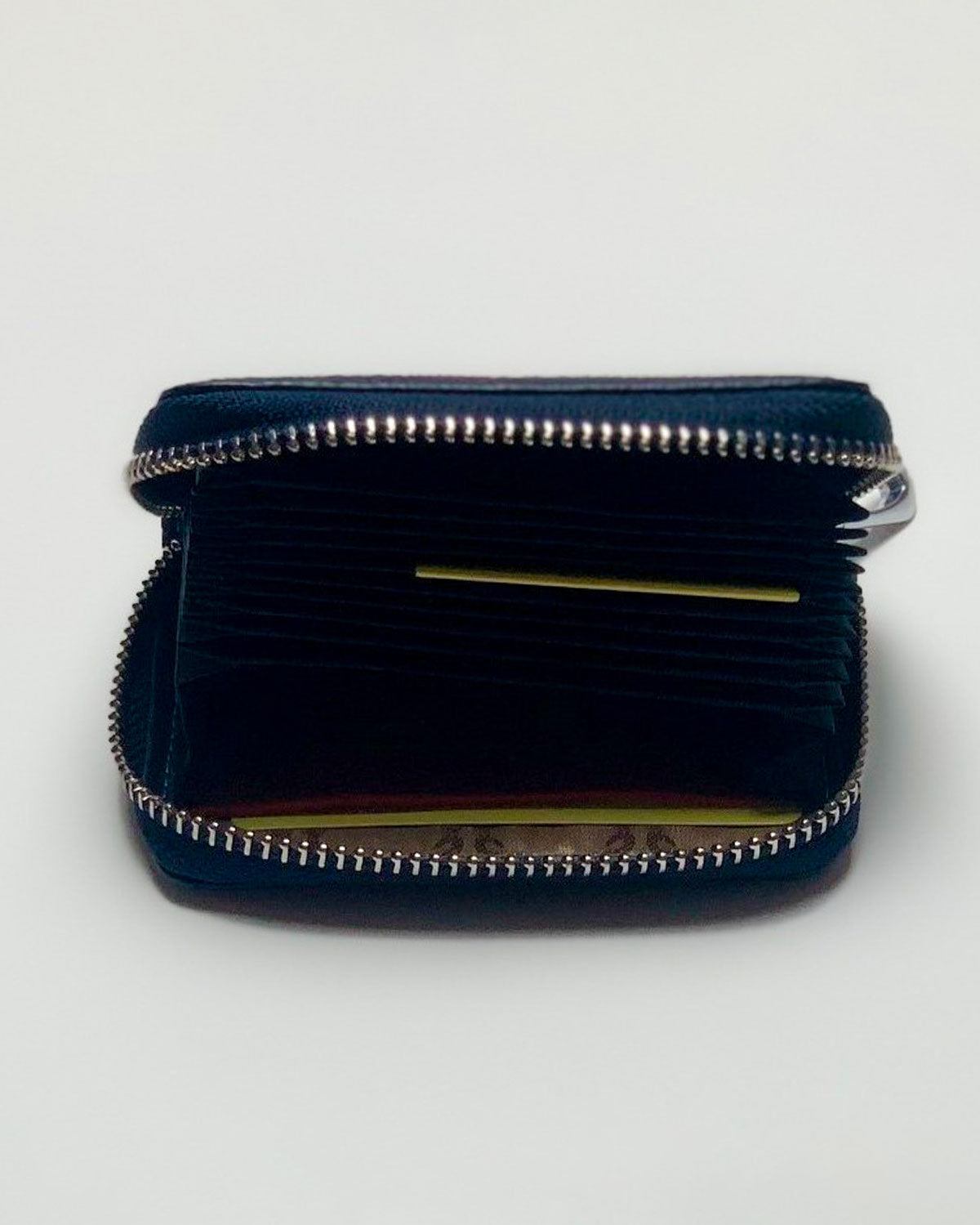 Portamonete Porta Carte donna uomo Venere in vera pelle artigianale Blu