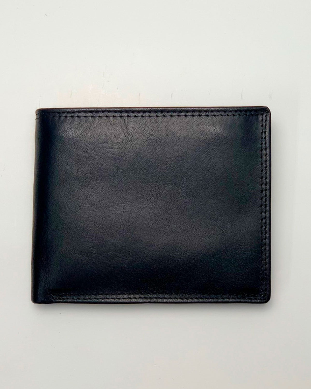 Ercole Men's Wallet, Coin Purse, Card Holder, Made in Italy, Genuine Black Leather