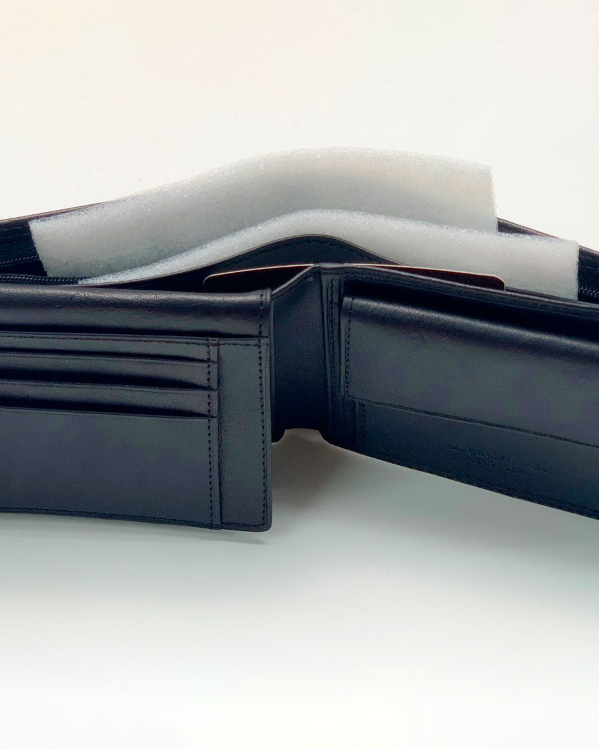 Ercole Men's Wallet, Coin Purse, Card Holder, Made in Italy, Genuine Black Leather