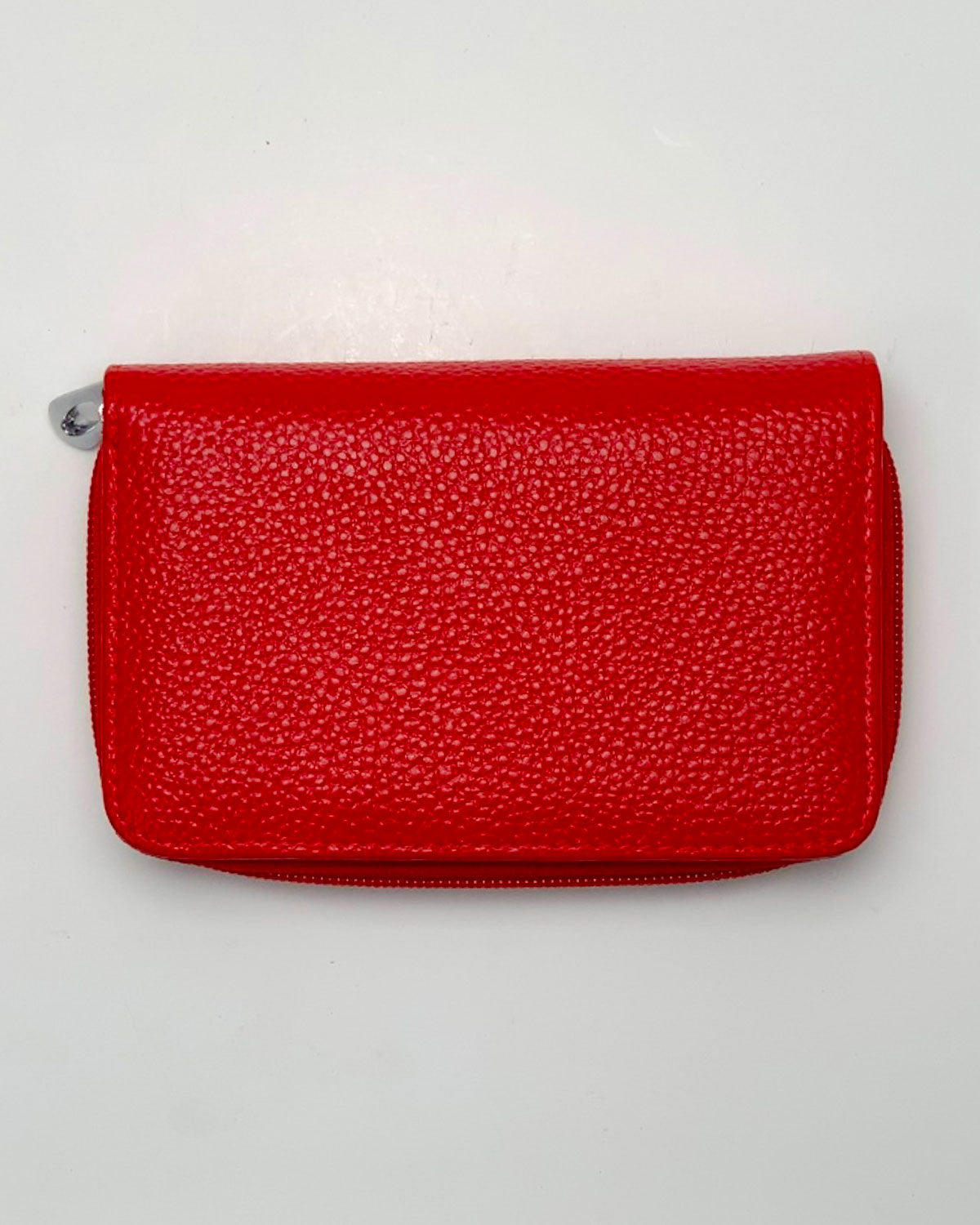 Demetra Women's Wallet, Coin Purse, Card Holder, Made in Italy, Genuine Red Leather