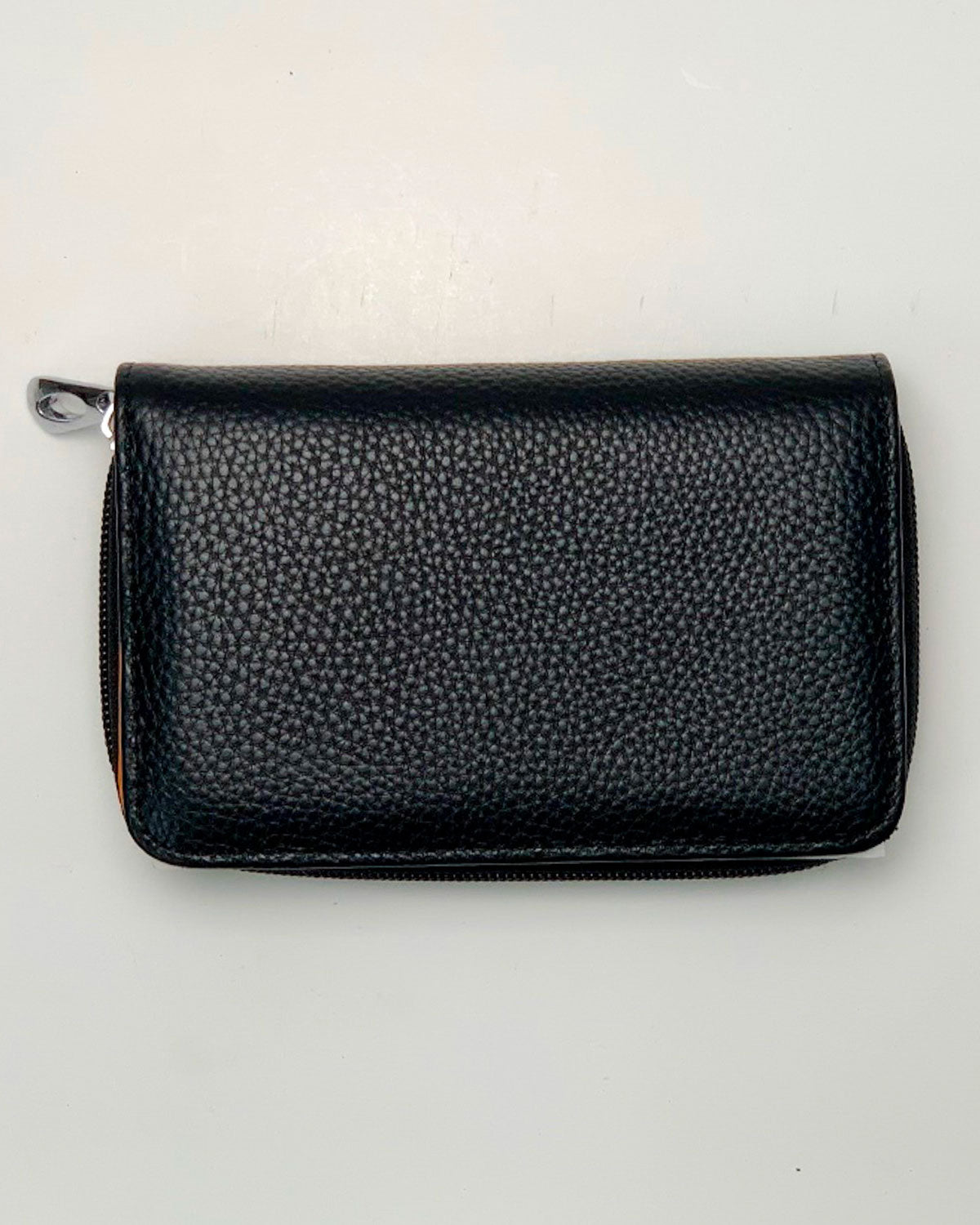 Demetra Women's Wallet, Coin Purse, Card Holder, Made in Italy, Black, Genuine Leather
