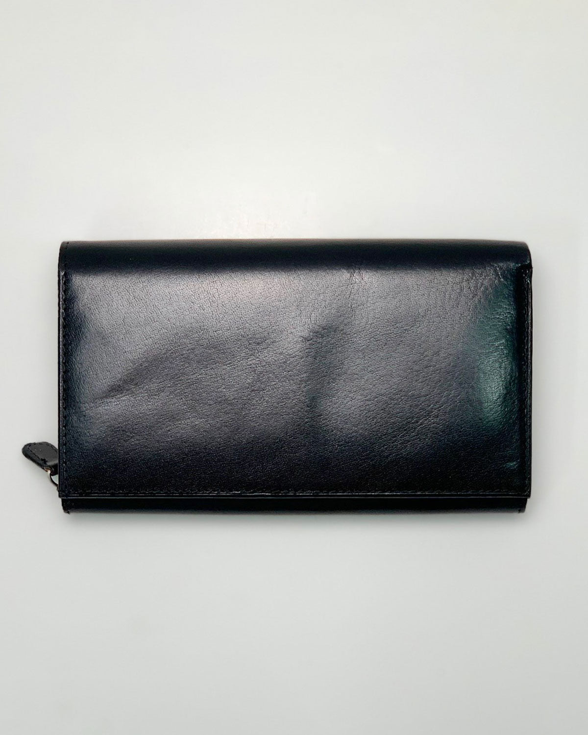 Iside Women's Wallet, Coin Purse, Card Holder, Made in Italy, Genuine Black Leather