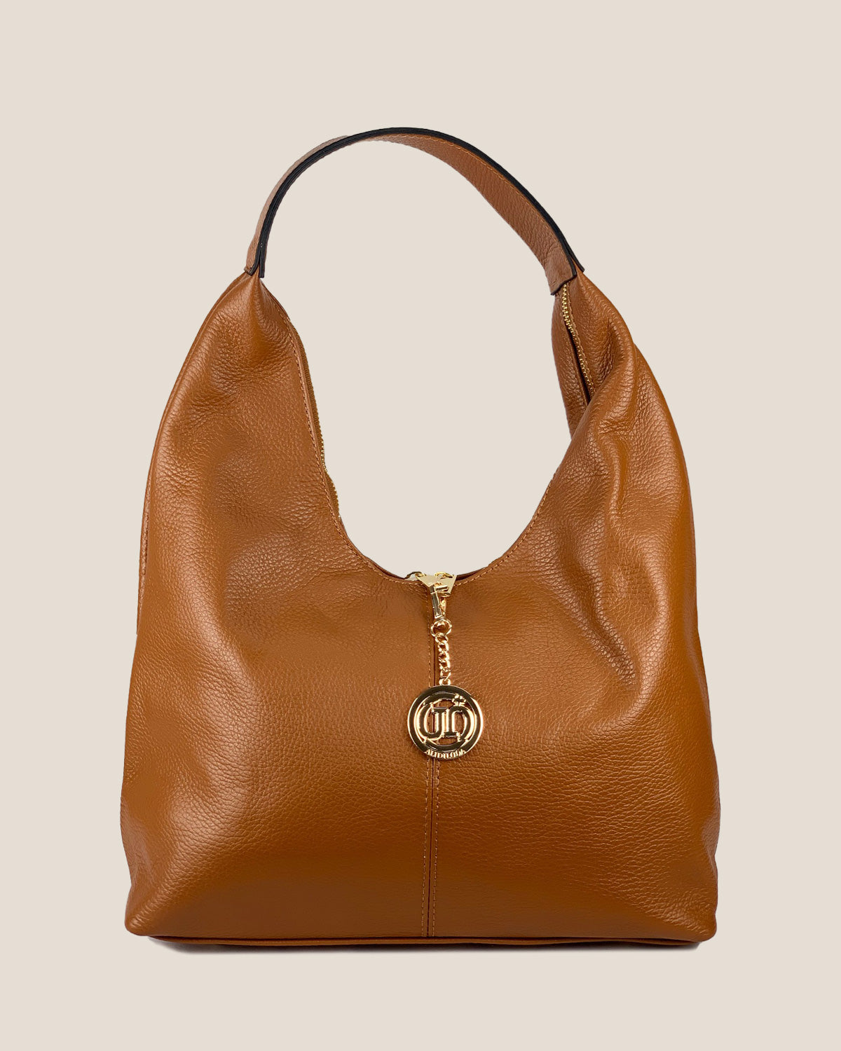 Borsa Spalla Hobo Donna Laura Vera Pelle Marrone