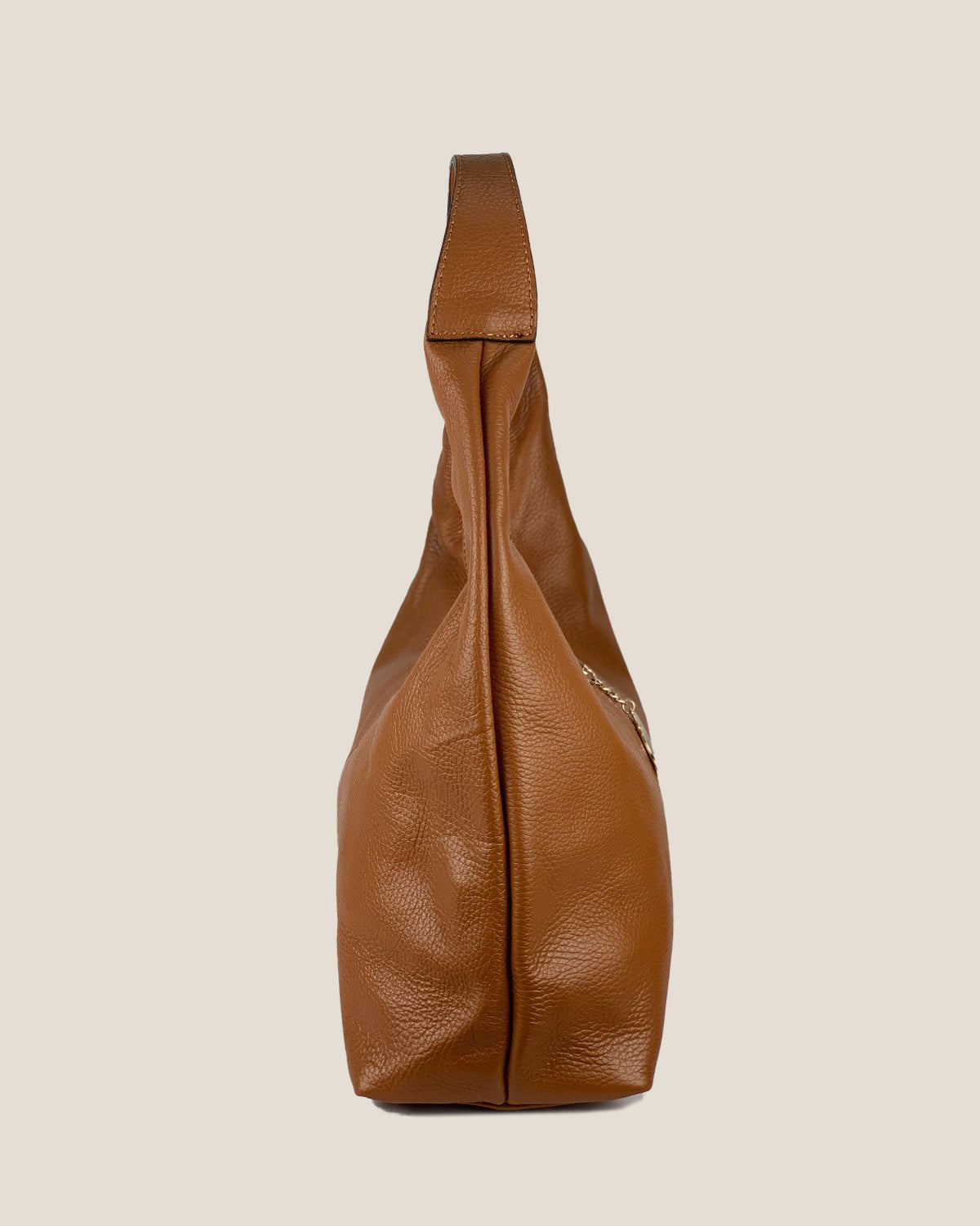 Borsa Spalla Hobo Donna Laura Vera Pelle Marrone
