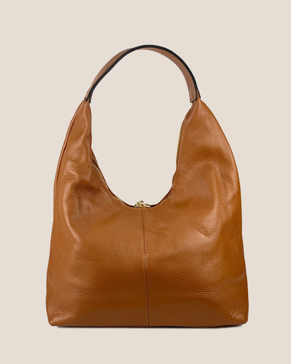 Borsa Spalla Hobo Donna Laura Vera Pelle Marrone