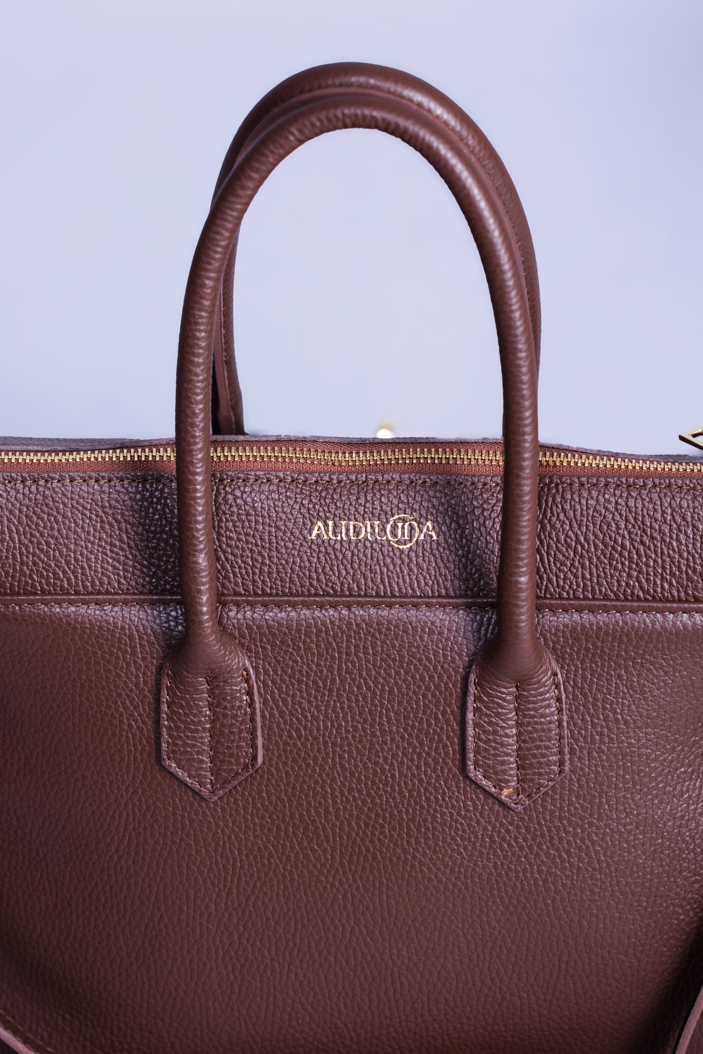Borsa Donna LUNA in Vera Pelle Cioccolato Made in Italy – Eleganza Artigianale