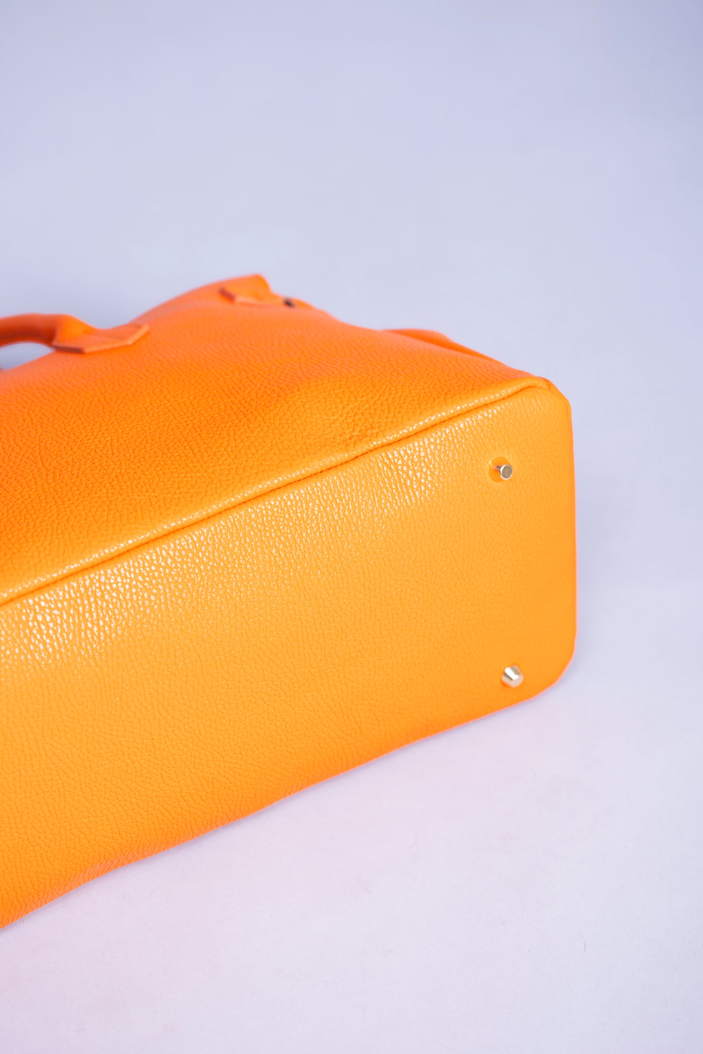 Borsa Donna LUNA in Vera Pelle Arancione Made in Italy – Eleganza Artigianale