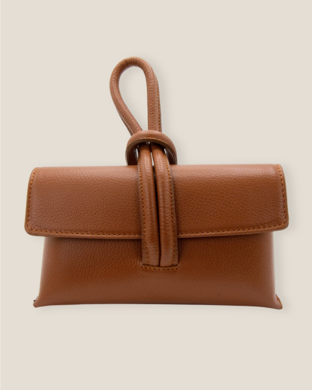 Borsa a mano e tracolla in pelle Sophie Cognac