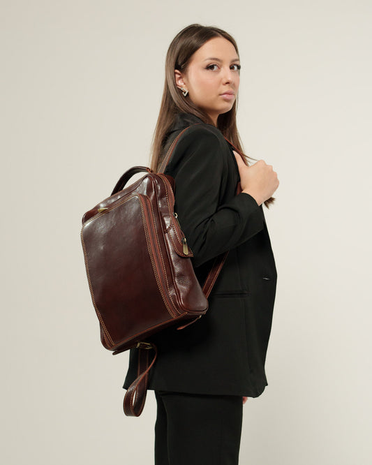 Maria Elena Women's Backpack with Wallet and Scarf 
