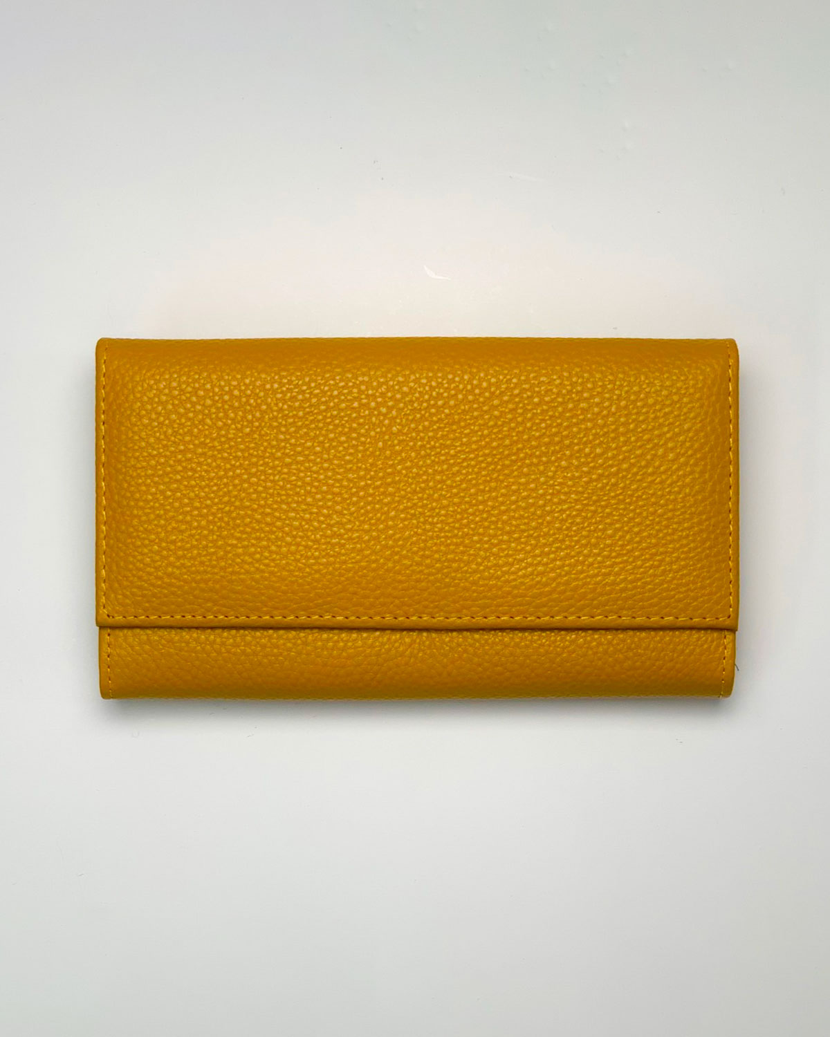 Portafoglio Portamonete Porta Carte donna Athena in vera pelle artigianale Giallo