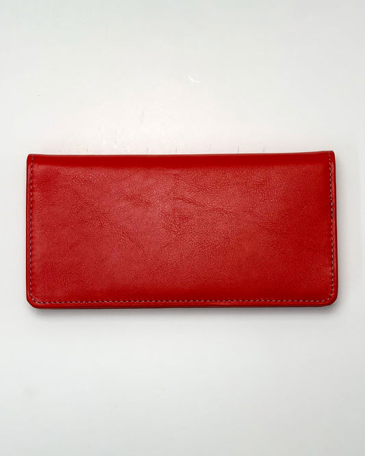 Diana Women's Wallet Coin Purse Card Holder in Genuine Handcrafted Red Leather Made in Italy