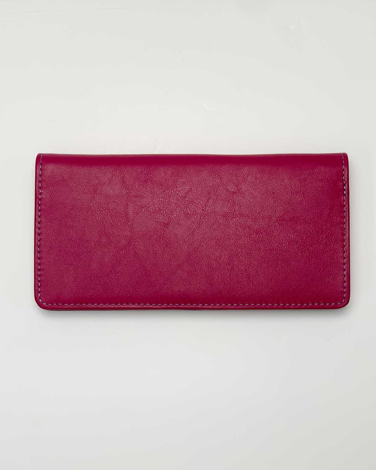Diana women's wallet, coin purse, card holder, made of genuine handcrafted cyclamen leather, made in Italy